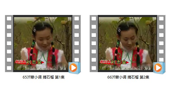 沂蒙小调 摘石榴全集 mp4戏曲视频下载