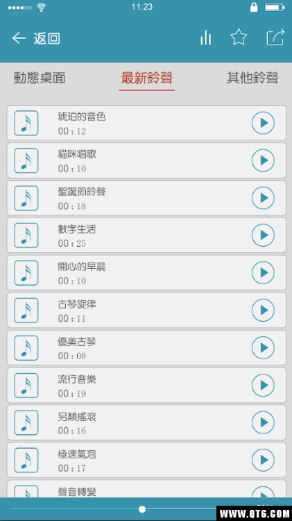 铃声排行榜