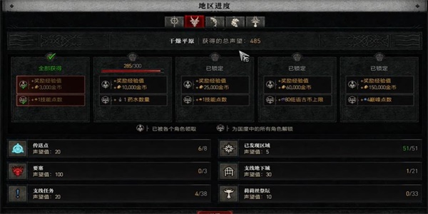 暗黑破坏神4全支线任务攻略大全