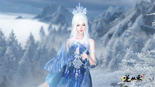 逆水寒手游冰雪渐变色发型琼海怎么获得
