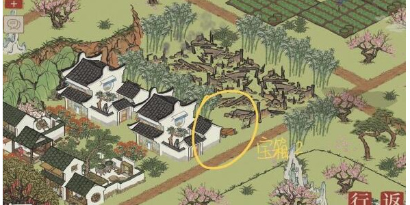 江南百景图桃花坞宝箱钥匙位置