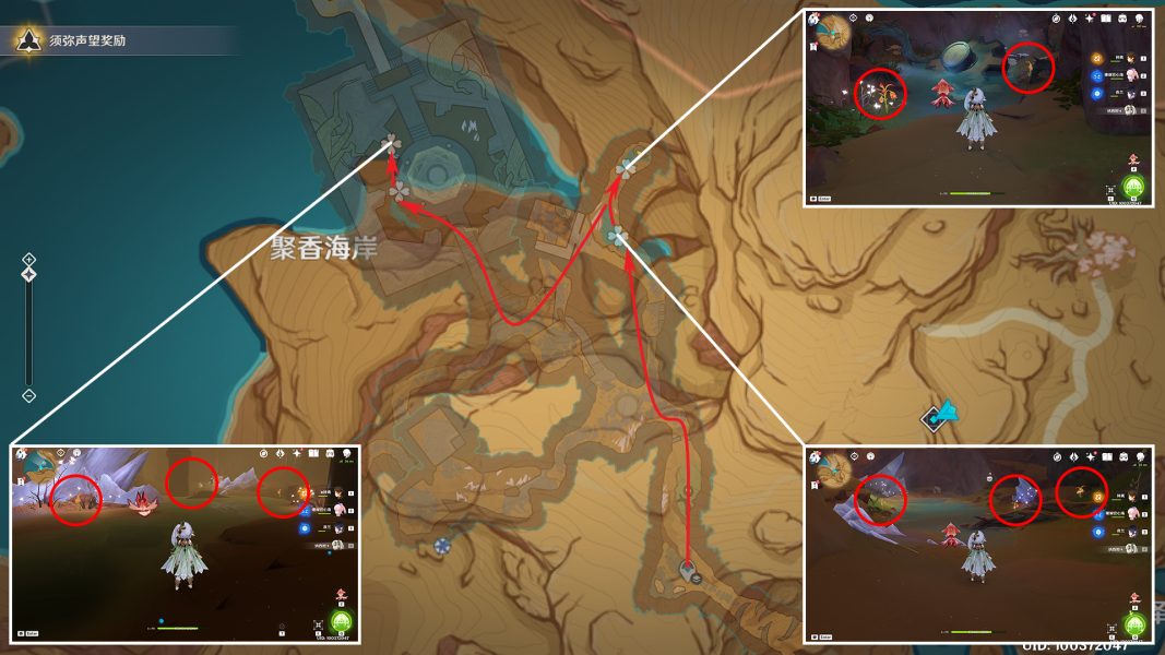 原神4.1悼灵花位置大全 悼灵花采集路线分布图[多图]图片5