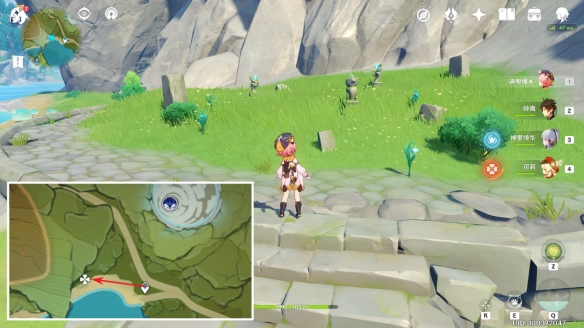 原神小灯草采集位置大全 4.1小灯草采集路线图一览[多图]图片5