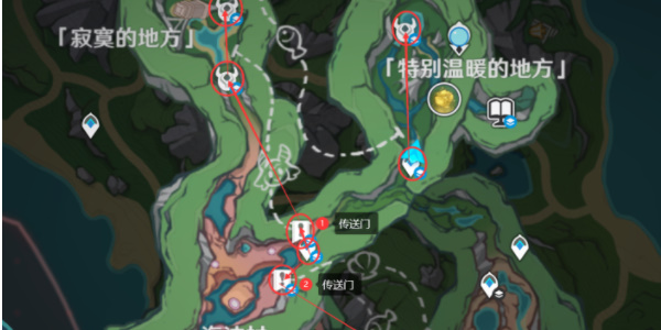 原神4.1隙间之核位置大全 隙间之核采集路线图一览[多图]图片4