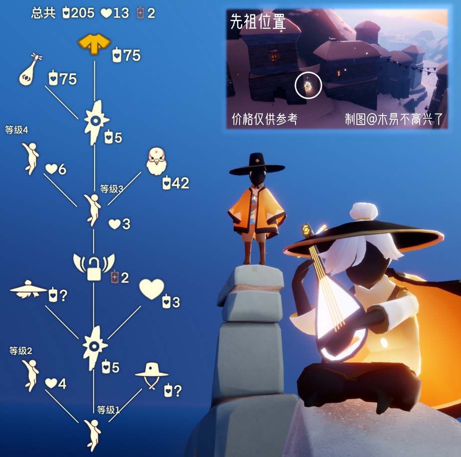 光遇道袍先祖兑换图 10.17跳舞艺人先祖兑换表[多图]图片3