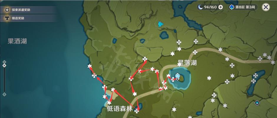 《原神》星纬殿堂宝箱位置一览（探索星纬之地，收获珍贵奖励）