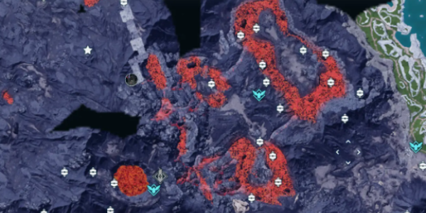 幻兽帕鲁火山龙蛋点位图