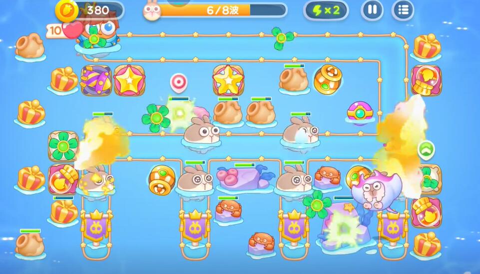 保卫萝卜4海的闺女114关攻略 海的闺女第114关满星图文通关方法[多图]图片5