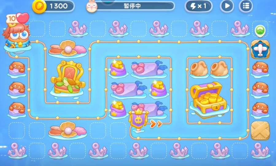 保卫萝卜4海的闺女第80关攻略