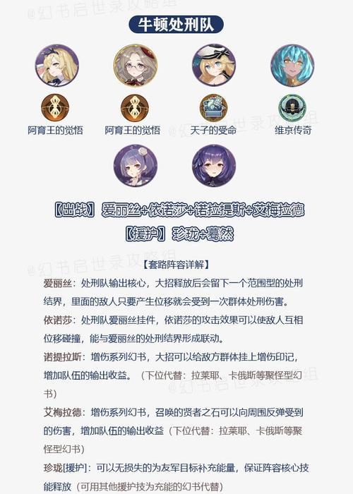 以幻书启世录召唤流阵容搭配攻略（打造最强阵容）