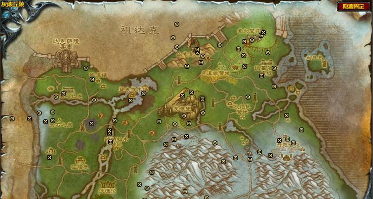 魔兽怀旧服矿石密集点位在哪里？